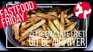 FASTFOOD FRIDAY Zelfgemaakte friet uit de Airfryer  OhMyFoodness [upl. by Essila141]