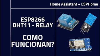 ESP8266 DHT11 y el Relay Arduino COMO FUNCIONAN 🤖🤖🤖 Bonus track [upl. by Eta]