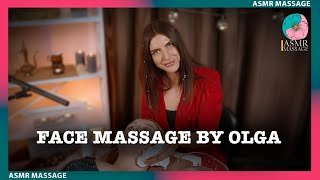 ASMR Head and Face massage by Olga Compilation [upl. by Elocel]