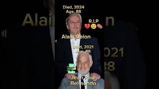 Alain Delon and JeanPaul Belmondo Gone at the same age but their timeless friendship lives Forever [upl. by Ainomar]