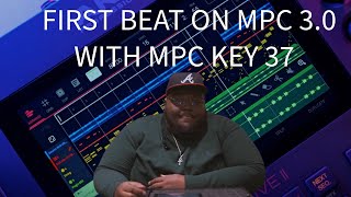 AKAI MPC 30 PUBLIC BETA I MAKING FIRST BEAT ON KEY 37MPC XMPC ONE MPC LIVE 2KEY61 MPCX [upl. by Gussman]