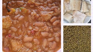 Madesu ya Goma na makayabuHow to make Beans with salt fish 🐟 [upl. by Arakaj]