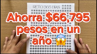 ¿CÓMO FUNCIONA EL RETO DE AHORRO DE LOS 365 DÍAS  LLENADO DE SOBRES CON DINERO EXTRA [upl. by Helbonnah878]