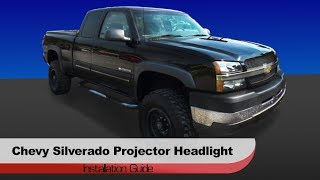 Spyder Auto Installation 20032006 Chevrolet Silverado Projector Head Lights [upl. by Naara]