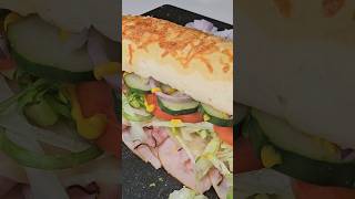 Delicious Homemade Bread Recipe A Perfect Sub Sandwich shorts [upl. by Zsazsa]