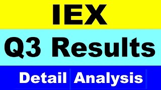 IEX Q3 Result 2023  Detail Analysis  ⚫ IEX SHARE PRICE LATEST NEWS ⚫ IEX Q3 RESULT ANALYSIS SMKC [upl. by Fulvi424]