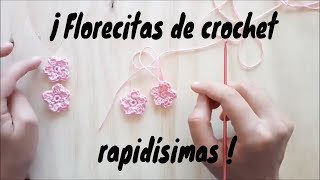 ¡Flores a crochet fáciles y rápidas [upl. by Ayk829]