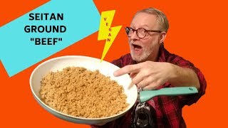 KETO SEITAN GROUND quotBEEFquot DELICIOUS HIGH PROTEIN VEGAN CRUMBLES [upl. by Eidnim]