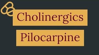 Pilocarpine uses and Pharmacological actions and Side Effects [upl. by Yelserp372]