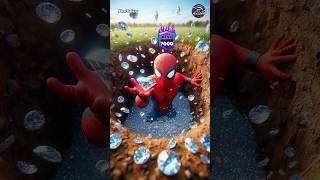 Treasure Detector  Who is best SpiderMan vs Venom vs Captain America shorts spiderman [upl. by Garry]