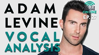 quotAdam Levine Vocal Analysisquot  Voice Lessons Online Ep 27 [upl. by Nimzaj]