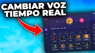 EL MEJOR MODULADOR DE VOZ PARA JUEGOS DE PC 🔥  Cambiar la voz en tiempo real con IA [upl. by Staw]