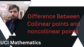 Learn Difference Between Collinear points and noncollinear points [upl. by Gilberta840]