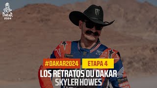 Skyler Howes Los Retratos del Dakar  Etapa 4  Dakar2024 [upl. by Suedaht]