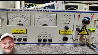 Danbridge 15kV insulation tester JP15 1993 repair teardown [upl. by Ahsuatan]