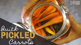 Asian Style Quick Pickled Carrots Recipe [upl. by Mazman711]