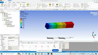 ansys workbench  modal analysis Mechanical engineering CADD [upl. by Netsrek]