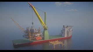 Capabilities crane vessel Bokalift [upl. by Tezil]