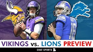 Lions VS Vikings FIRST Quarter Highlights NOW [upl. by Aret240]