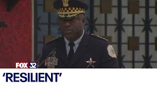 FULL SPEECH CPD Supt Snelling delivers remarks at Officer Martinezs funeral [upl. by Dearborn808]