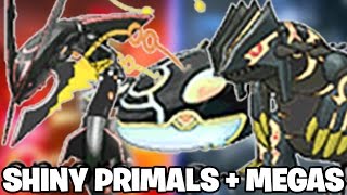 Pokémon Omega Ruby amp Alpha Sapphire SHINY MEGAS  PRIMAL EVOLUTIONS Thoughts amp Ideas [upl. by Stannfield461]