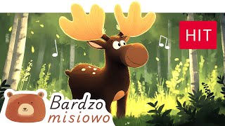 Bardzo Misiowo 🐻  Łoś w kapciach  Piosenki dla dzieci 🦌🦌🦌 [upl. by Earas]