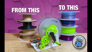 Respool Your 3D Printer Filament With Ease [upl. by Ettelorahc994]