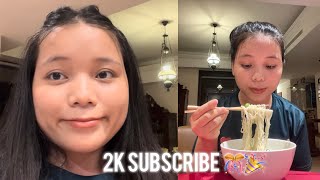 2k Subscribed 🎉🎊🥰 Noodles 🍜 nehna 😋 [upl. by Leslee457]