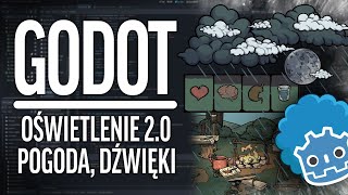 GODOT devlog 12  MASA zmian Paski karty pogoda światło dekoracje i pierwsze dźwięki [upl. by Rolfston930]