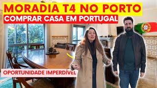 MORADIA T4 NO PORTO  Comprar Imóvel em Portugal 2024  Oportunidade em Portugal [upl. by Chem]