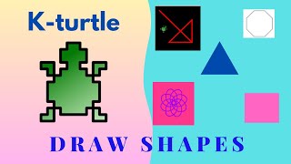 How to Draw Circle and Triangle in KTurtle  Kturtle Shapes Tutorial  Bengali [upl. by Selig983]