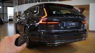 2021 Volvo V90 T6 340hp  Sound amp Visual Review [upl. by Rosalia]