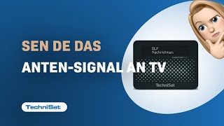 Wie sende ich das Antennensignal mit TechniSat Cablestar 100 an den Fernseher [upl. by Gnouv]