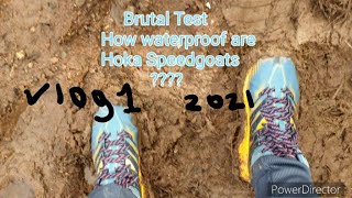 Brutal Hoka Speedgoat Mid 2 Gore Tex Boots Review 2021 How waterproof are they [upl. by Saba]