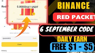 Binance Red Pocket Code Today  Red Packet Code In Binance  Binance Crypto Box  Red Packet Code [upl. by Akeihsat649]