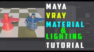 vray material tutorial maya pt 1maya vray tutorialmaya vray material tutorial maya vray metal [upl. by Sivram64]