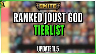 SMITE  Ranked Joust Tierlist Update 115 [upl. by Samuele671]