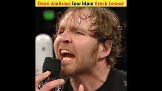 Dean Ambrose welcomes Brock Lesnars brutality shorts wwe [upl. by Annelg]