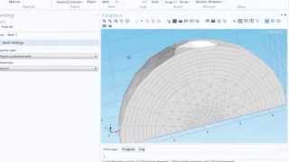 Automatically Mesh Perfectly Matched Layers in COMSOL Multiphysics [upl. by Xuaegram]