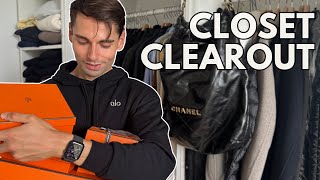 Luxury WARDROBE CLEAR OUT amp DECLUTTER Fall 2024 [upl. by Ivette]