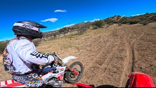 Starts amp Sprint Training Part 2 Honda CRF450RWE [upl. by Erfert149]