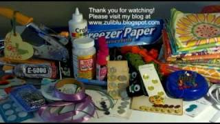 How to Attach a Grommet to make a gift tag amp My favorite Craft Supplies Day 7 [upl. by Ruenhs]