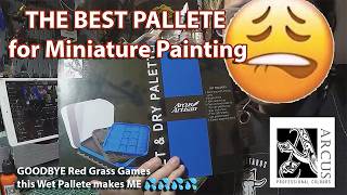 ARCUS HOBBY  WET amp DRY PALLETE  UNBOXING  THIS WET PALETTE WILL MAKE U 💦💦💦 [upl. by Anihsit502]