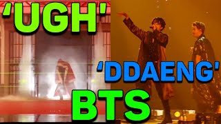 BTS 방탄소년단  UGH LIVE amp quotDDAENGquot LIVE REACTION [upl. by Arinayed823]