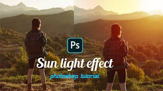 SunLight Effect  Best Photoshop Tutorial  Sun Flare [upl. by Anaet869]