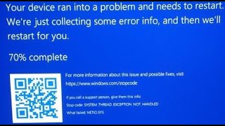 Fix NETIOSYS bsod blue screen error in Windows 11 [upl. by Olive]