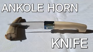 Making an Ankole Horn Knife [upl. by Nawuq]