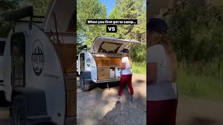 Teardrop camper galley tinycamper campingequipment camperbuild teardroptrailer minicamper [upl. by Chandless]