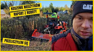 vlog Raport z Koszenia Nieużytków – 4 Dni Walki z Nierównym Terenem [upl. by Eerual]