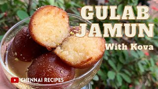 Kova GULAB JAMUN in Tamil  Chennai Recipes  Rindhu Ravi [upl. by Odab817]